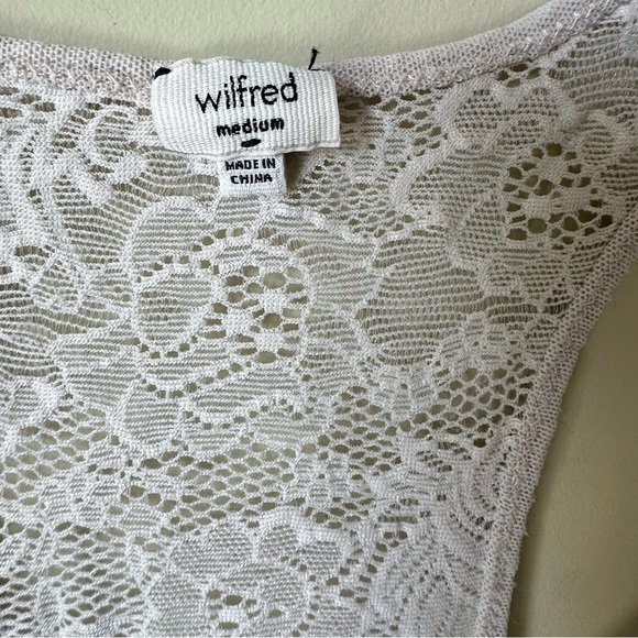 Aritzia Wilfred Madeline Lace Tank Size Medium - Picture 4 of 5
